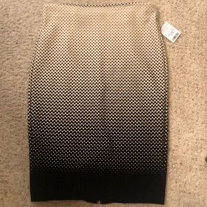 Black and Tan dotted skirt